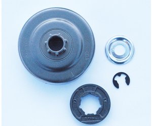 Kettenrad Ritzel Für Stihl MS 310 – Teilung 3/8, 7 Zähne, Mit Auswechselbarem Ring Und Keilnaben