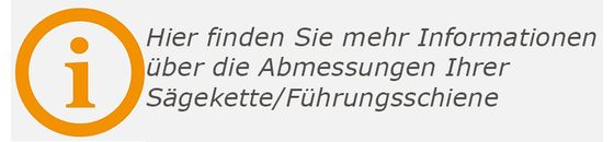 Welche Kette/Führungsschiene passt zu meiner Stihl Kettensäge?