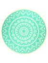 Buitenkleed rond turquoise