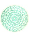 Buitenkleed rond turquoise