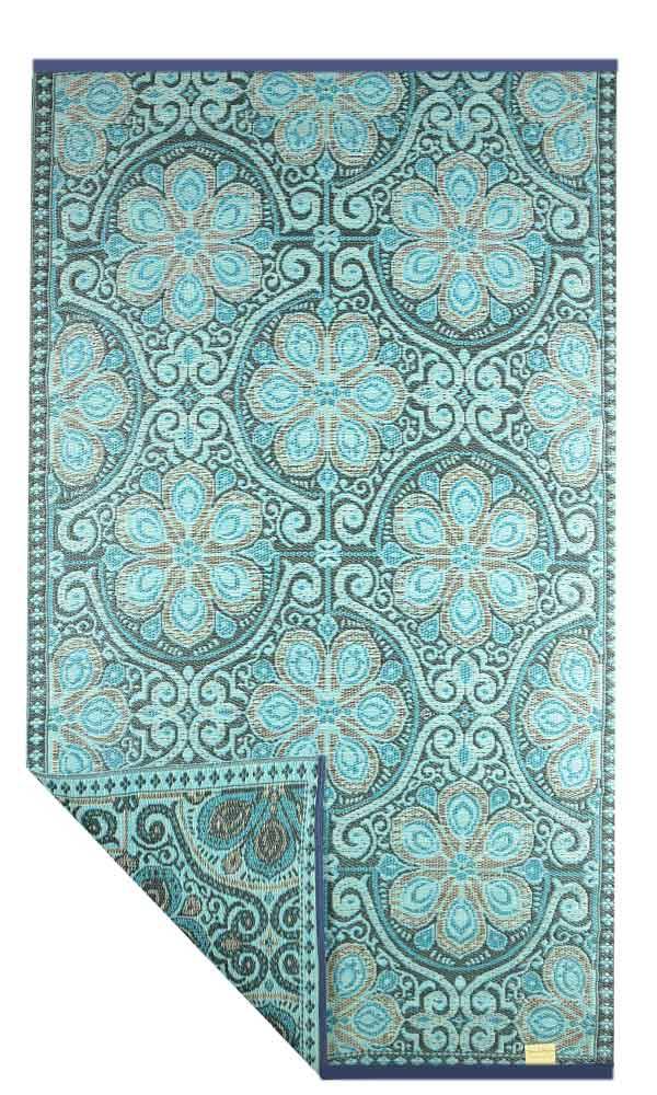 Verwonderlijk Buitentapijt betoverend blauw - Wonderrugs.com EN-14