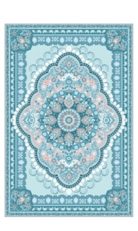 Buitenkleed blauw 'Wonder'