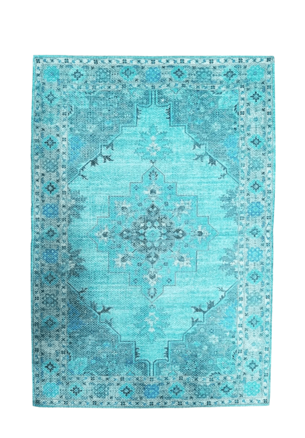 PET buitenkleed Aqua blauw 'Ster'