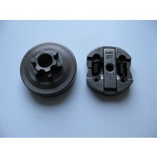 Koppeling en tandwiel (set) voor 25cc kettingzaag