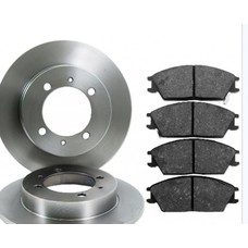 Remschijven en remblokkenset (vooras) voor Audi A1, A2 en A3