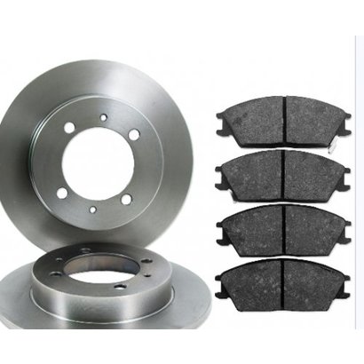 Remschijven en remblokkenset (vooras) voor Audi A1, A2 en A3