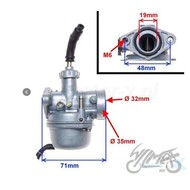 Carburateur 50 cc handchoke 4 takt AC