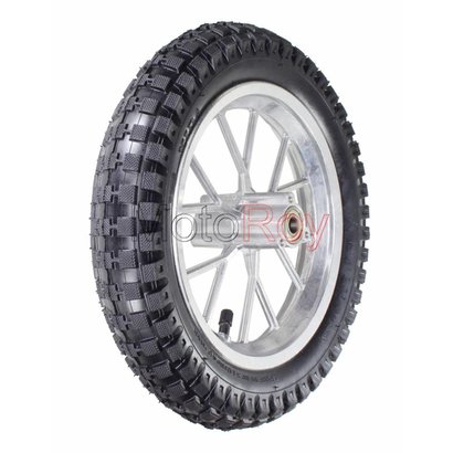 Buitenband met velg (voor) voor mini crosser 12.5-2.75