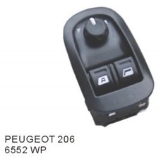Raamschakelaar voor Peugeot 206 - OEM Nummer 6552WP
