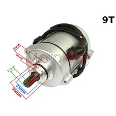 Startmotor 9 tands voor 150/250cc 4 takt motoren