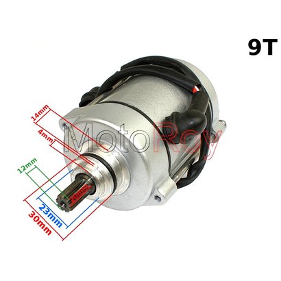 Startmotor 9 tands voor 150/250cc 4 takt motoren