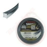 Maaidraad vierkant aluminium 2,4mm