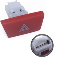 Waarschuwingsknipperlicht schakelaar voor Citroen, Peugeot en Toyota - OEM 6490NG