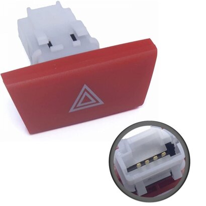 Waarschuwingsknipperlicht schakelaar voor Citroen, Peugeot en Toyota - OEM 6490NG