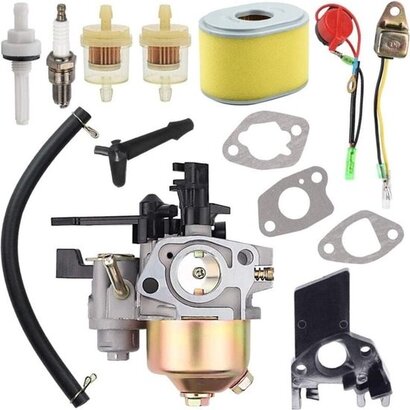 GX160 Carburateurset voor Honda GX200 GX168 GX140 GX120 5,5 pk 6,5 pk motor WP30X met montagepakkingen