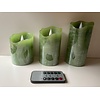 Led kaarsen 3 stuks met afstandbediening