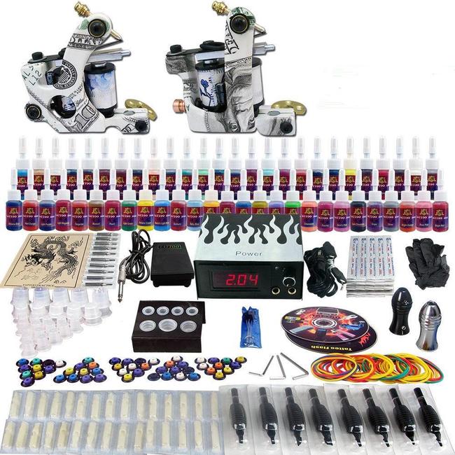 Antagonist Scenario effectief Tattoo set compleet met 2 machines, 40x kleuren inkt - Tradeshop  Onlinehandel