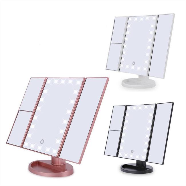 Make Up spiegel met LED verlichting en touch - Tradeshop ...