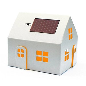 Litogami zonne-energie bouwpakketten Litogami Casagami huisje wit Litogami zonne-energie bouwpakketten Litogami Casagami huisje wit