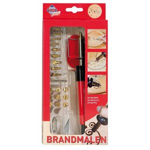 Pebaro Houtbrandpen met stempel- en graveerset Pebaro Houtbrandpen met stempel- en graveerset