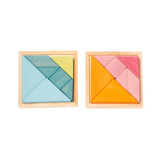 Grimm's Creatieve set tangram met voorbeeldboekje