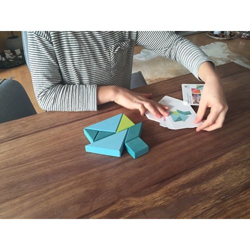 Grimm's Creatieve set tangram met voorbeeldboekje