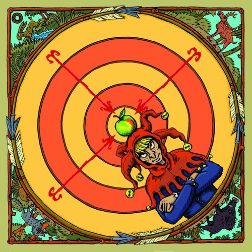 VAH - Spielzeugmanufaktur - Historisch kinderspeelgoed Kruisboog complete set Wilhelm Tell inclusief 3 pijlen en een houten doel/target