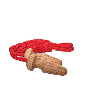 Mader houten tollen Springtouw 2,6 m met houten handvatten