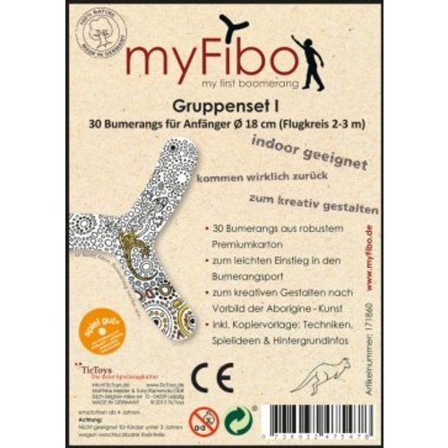 TicToys ecologisch beweegspeelgoed MyFibo - groepsbox 30 stuks