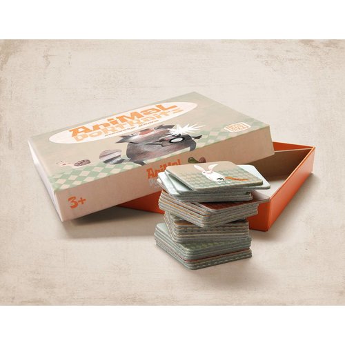 Marbushka fairtrade spellen Memory dieren portretfoto's memoryspel