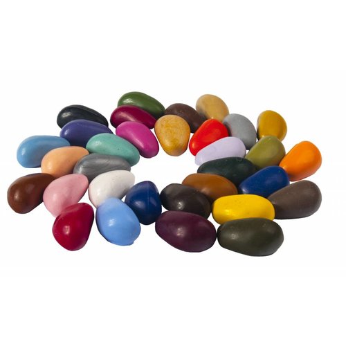 Crayon Rocks Just Rocks box - 64 krijtjes 2 x 32 soja waskrijtjes