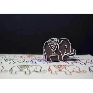 Blockwallah Blockwallah Blokstempel Koninklijke Olifant