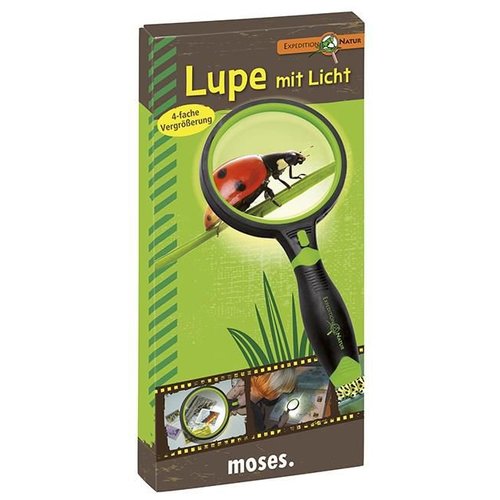 Moses -expeditie natuur Stevige loep met lampje en batterijen