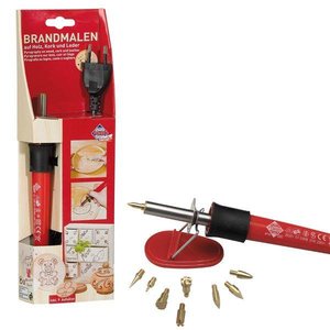 Pebaro Houtbrandpen voor hout, leer en kurk