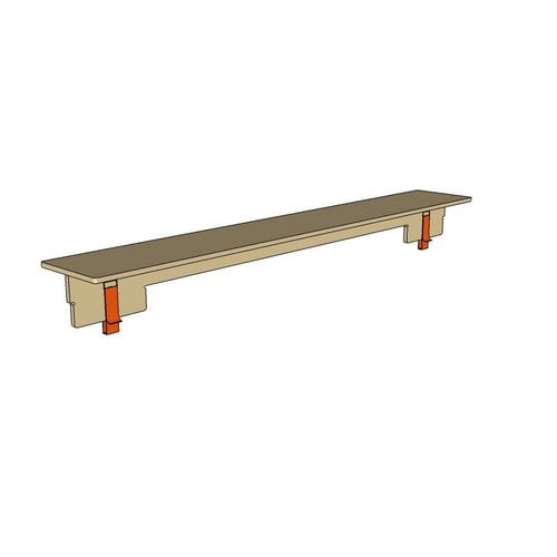 RobHoc flexibele schoolmeubels Beam set - evenwichtsbalk