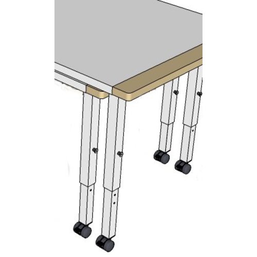 RobHoc flexibele schoolmeubels Tafel lengte 4 - 100cm