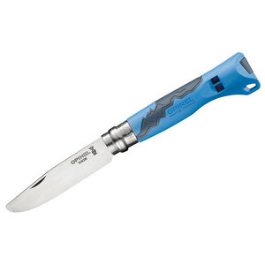 Opinel kinderzakmessen Opinel Zakmes Outdoor Junior nr 7 blauw