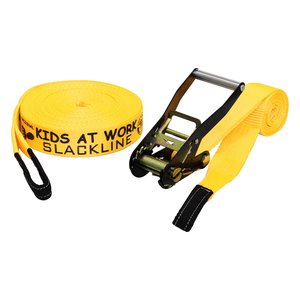 Kids at work kindergereedschap van Corvus Toys Kids at Work Slackline geel 17,5 meter