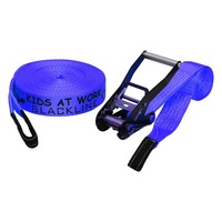 Kids at Work Slackline blauw 17,5 meter