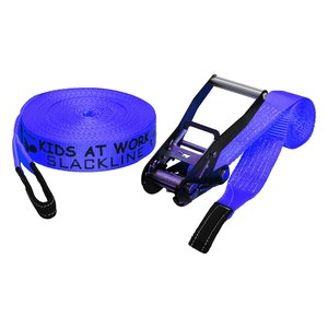 Kids at work kindergereedschap van Corvus Toys Kids at Work Slackline blauw 17,5 meter