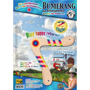 Kids at Work Kids at work Boomerang DIY 2 vleugels Kids at Work Kids at work Boomerang DIY 2 vleugels