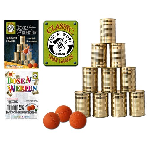 Kids at work kindergereedschap van Corvus Toys Kids at Work spel blikgooien Kids at work kindergereedschap van Corvus Toys Kids at Work spel blikgooien