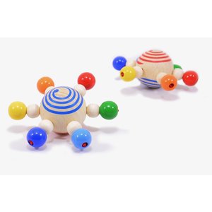 Mader houten tollen Houten babycarrousel met kralen
