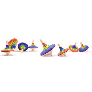 Mader houten tollen Tol Rallye regenboog groot