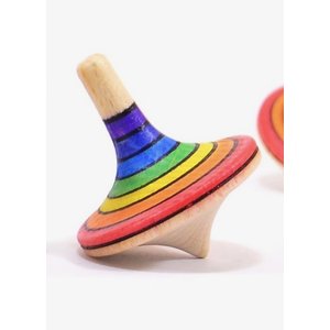 Mader houten tollen Tol Rallye regenboog klein