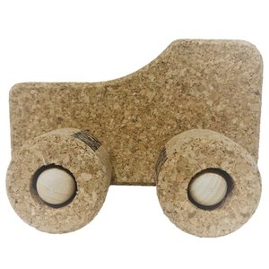 KORXX kurk blokken Traktor naturel speelgoedtractor van kurk