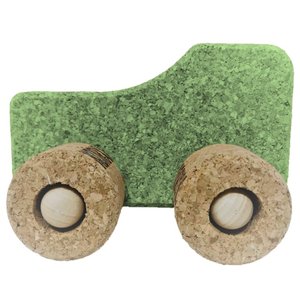 KORXX kurk blokken Traktor groene speelgoedtractor van kurk