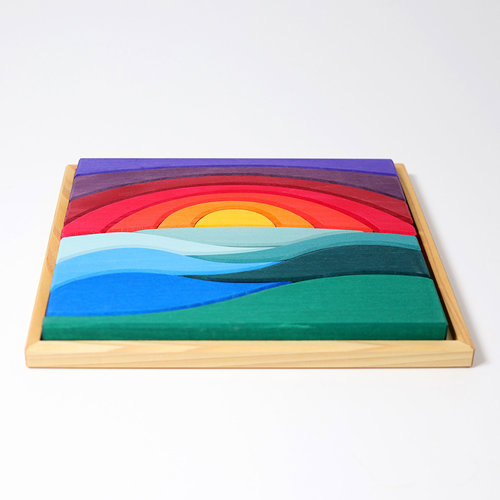 Grimms Landschapspuzzel - Horizon met verschillende kleuren en vormen
