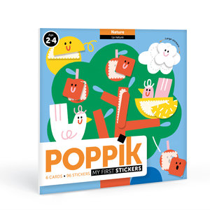 Poppik mijn sticker kaarten - natuur