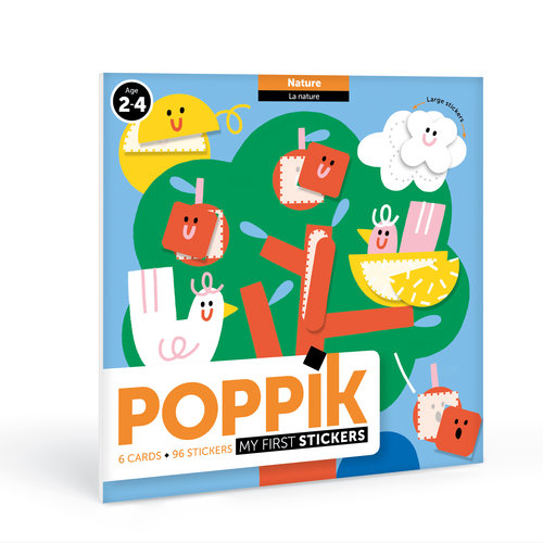 Poppik Poppik mijn sticker kaarten - natuur